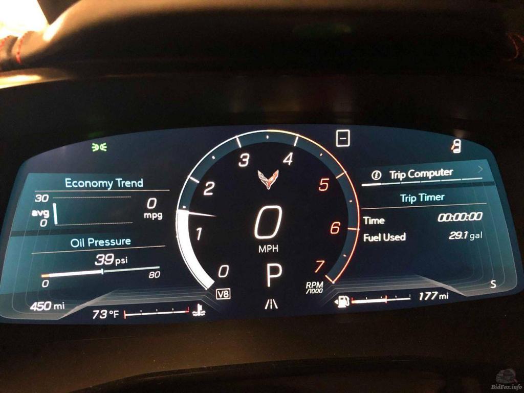 Chevrolet Corvette Stingray 3Lt 2020 Red 6.2L V8 - Image 3